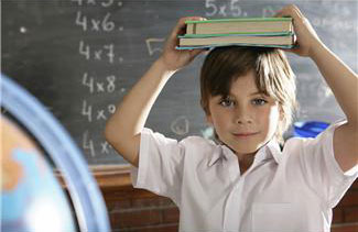 boy with book